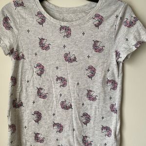 GUC Justice Unicorn Graphic Tee Girls 10